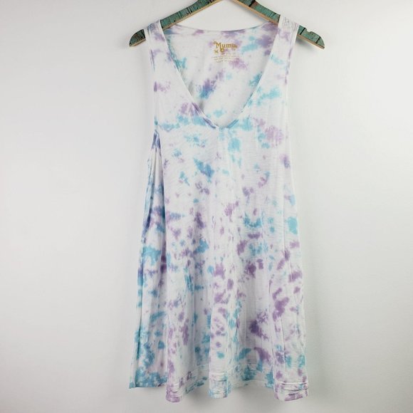 Mumu Mellow Elliot Slouch Mermaid Tie Dyed Tunic - Picture 1 of 8